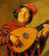 Frans Hals Jester with a Lute Spain oil painting artist